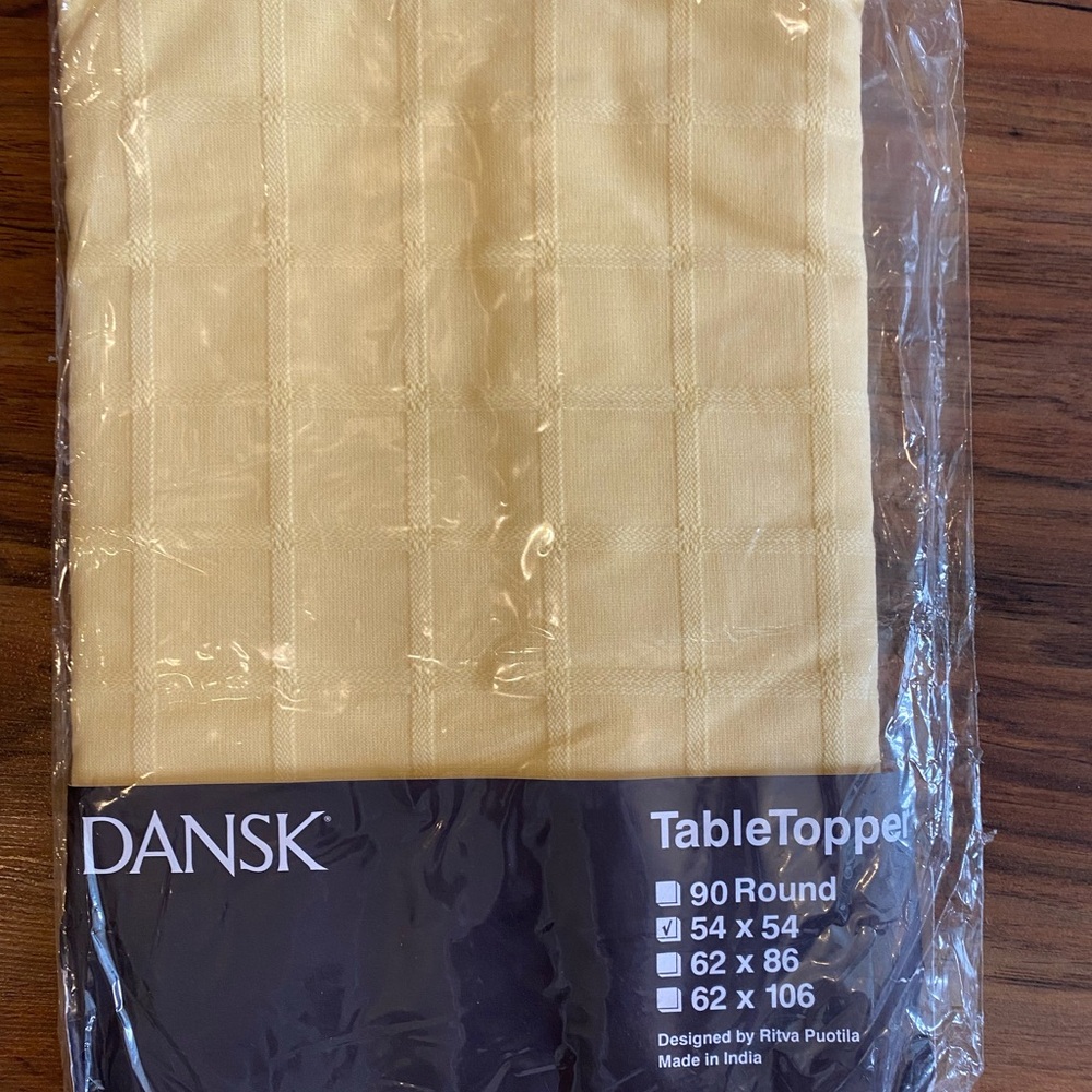 Dansk Yellow Table Topper
